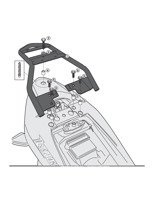 Stelaż GIVI pod kufer centralny Monolock Suzuki Inazuma 250 (12-16)