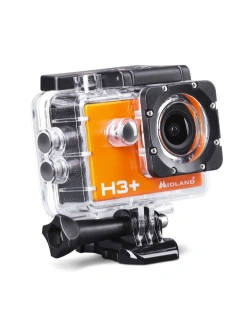 Zestaw: kamera sportowa Midland H3+ + akcesoria