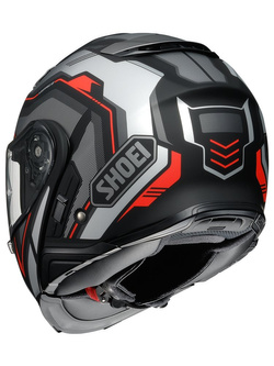 Kask szczękowy Shoei Neotec II Respect TC-5 czarno-szaro-czerwony