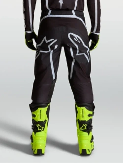 Spodnie cross Alpinestars MX Fluid Apex V2 czarno-srebrne