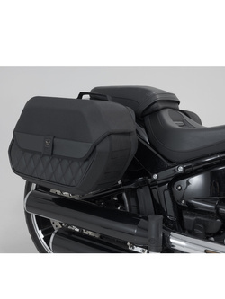 Zestaw: sakwy boczne Legend Gear LH1/ LH1 + stelaż LH1/ LH1 Sw-Motech do Harley-Davidson Softail Breakout ST1 (17-) [pojemność: 39 l]