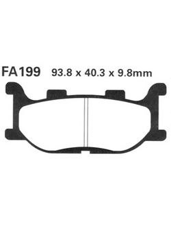 Klocki hamulcowe EBC FA199HH 93.8 x 40.3 x 9.8mm na przód