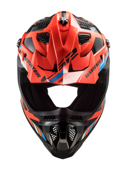Kask enduro LS2 MX700 Subverter Evo II Stomp pomarańczowo-czarny