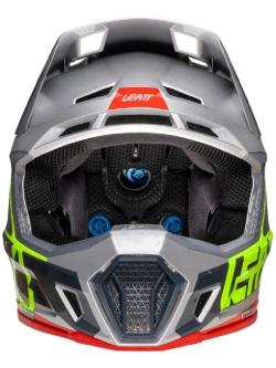 Kask enduro Leatt Moto 7.5 V25 Steel z goglami czarno-szaro-zielony