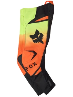 Spodnie cross dziecięce Fox 180 Shield czarno-żółto-pomarańczowe