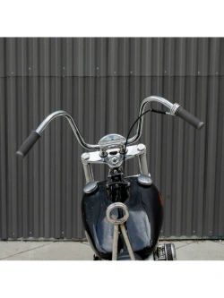 Manetki motocyklowe Biltwell Kung Fu TPV do kierownic o średnicy 25.4 [mm] szare