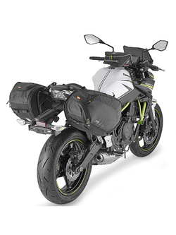 Sakwy boczne motocyklowe GIVI EA127B z możliwością zmiany pojemności, czarne [pojemność.: 30l]