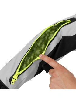 Kurtka motocyklowa tekstylna Shima Hero 3.0 G2 szaro-fluo żółta