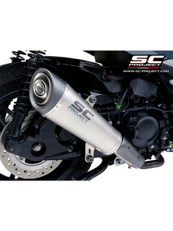 Tłumik motocyklowy SC-Project S2 Honda Forza 350 (21-24) tytan
