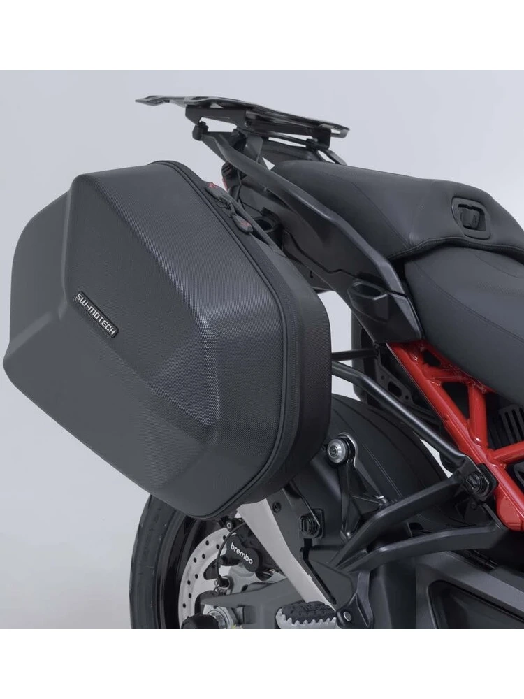 Zestaw: kufry boczne + stelaże ABS Aero System SW-Motech Ducati Multistrada V4/ S/ Pikes Peak (24-)