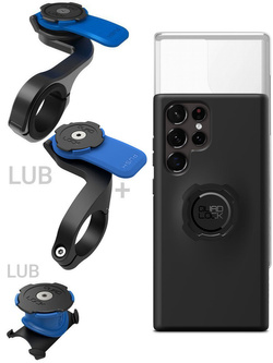 Zestaw rowerowy: etui na telefon Samsung Galaxy S22 Ultra + wodoodporny pokrowiec + mocowanie Quad Lock
