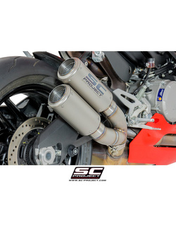 Podwójny tłumik SC-Project CR-T Titanium (Slip on) - Ducati Panigale 959 [16-19]