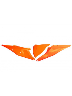 Osłony boczne tylne z pokrywą filtra UFO do KTM SX / EXC / SX-F / EXC-F (19-) pomarańczowy-fluo