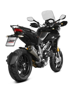 Tłumik motocyklowy Slip-On Line (Delta Race) MIVV do Ducati Multistrada 1200 (10-14) srebrny