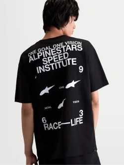 Koszulka z krótkim rękawem Alpinestars Institute Oversized CSF czarna