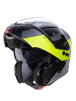 Kask szczękowy Caberg Horus Scout czarno-żółty matowy