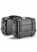 Zestaw kufrów bocznych GIVI TRK33BB Monokey Trekker Lite czarnych [pojemność: 2 x 33 l]