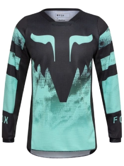 Bluza enduro dziecięca Fox 180 Kairos czarno-niebieska