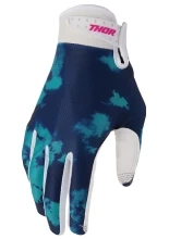 Rękawice cross Thor Launchmode Bleach biało-niebieskie