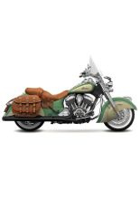 Tłumiki motocyklowe Rinehart Racing 4" do wybranych modeli Indian czarne [14-22]