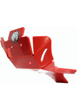 Płyta pod silnik AXP Racing Xtrem Gas Gas EC250/EC300/EC300RANGER (18-20) z osłoną kiwaka czerwona