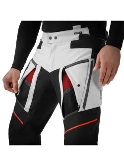 Spodnie motocyklowe tekstylne Shima Hero 3.0 szaro-niebieskie