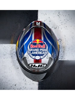 Kask integralny HJC RPHA 12 Red Bull Austin GP II srebrno-niebieski