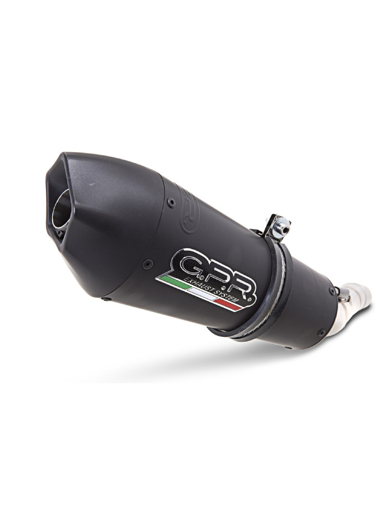 Pełny układ wydechowy G.P.R GPE Ann. Black Titanium [Titanium] - Suzuki Burgman An 650 [02-12]