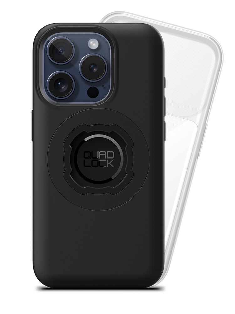 Zestaw: etui MAG na telefon iPhone 15 Pro (magnetyczne) + wodoodporny pokrowiec MAG Quad Lock