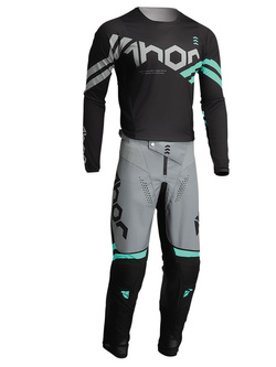 Spodnie cross Thor Pulse Cube czarno-niebieskie