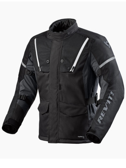 Kurtka motocyklowa tekstylna REV’IT! Horizon 3 H2O czarno-biała