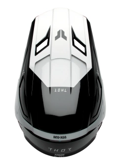 Kask enduro dziecięcy Thor Fleet Storm czarno-biały