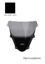 Szyba motocyklowa MRA Oryginalny kształt "O" Suzuki GSX-R 600/750 (11-) czarna