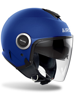 Kask otwarty Airoh Helyos niebieski matowy