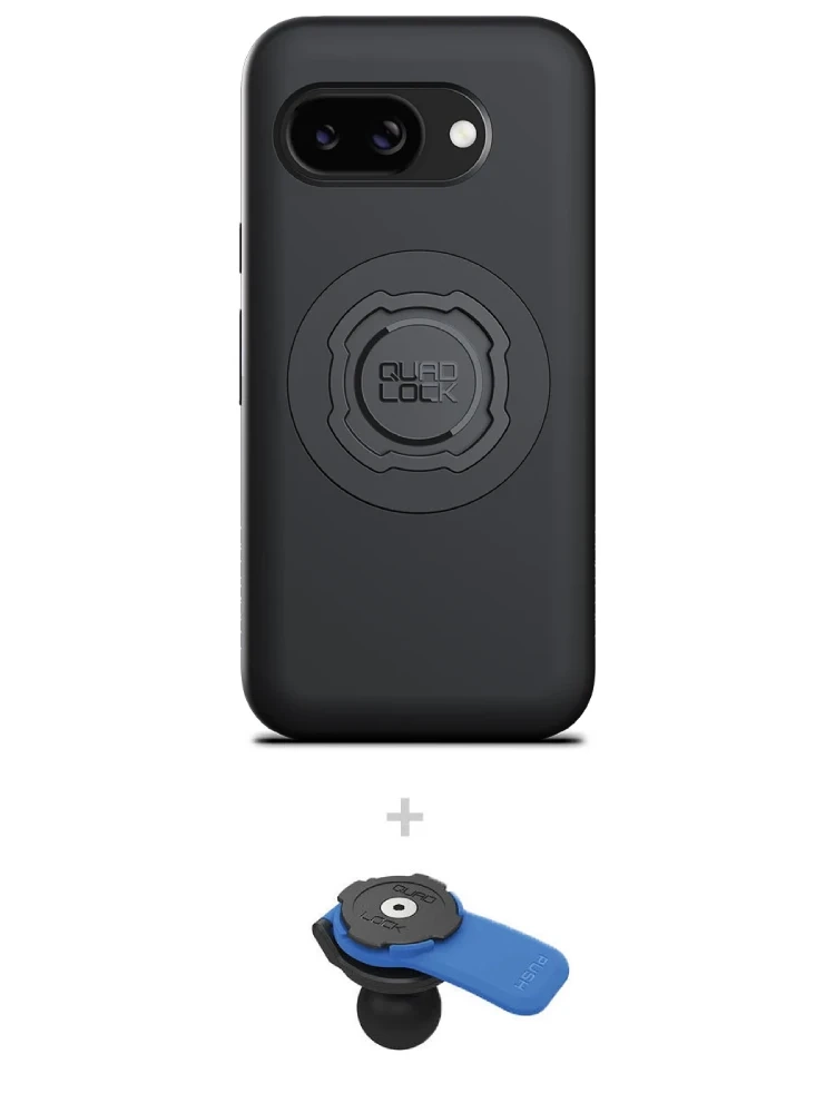 Zestaw: etui MAG na telefon Google Pixel 9A (magnetyczne) + uchwyt kulowy Quad Loc
