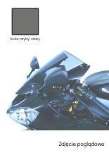 Szyba motocyklowa MRA oryginalny kształt "O" Kawasaki ZX 10 R (04-05) / Z 750 S (05-13) przyciemniana