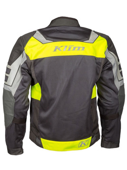 Kurtka motocyklowa tekstylna Klim Induction Pro szaro-fluo żółta