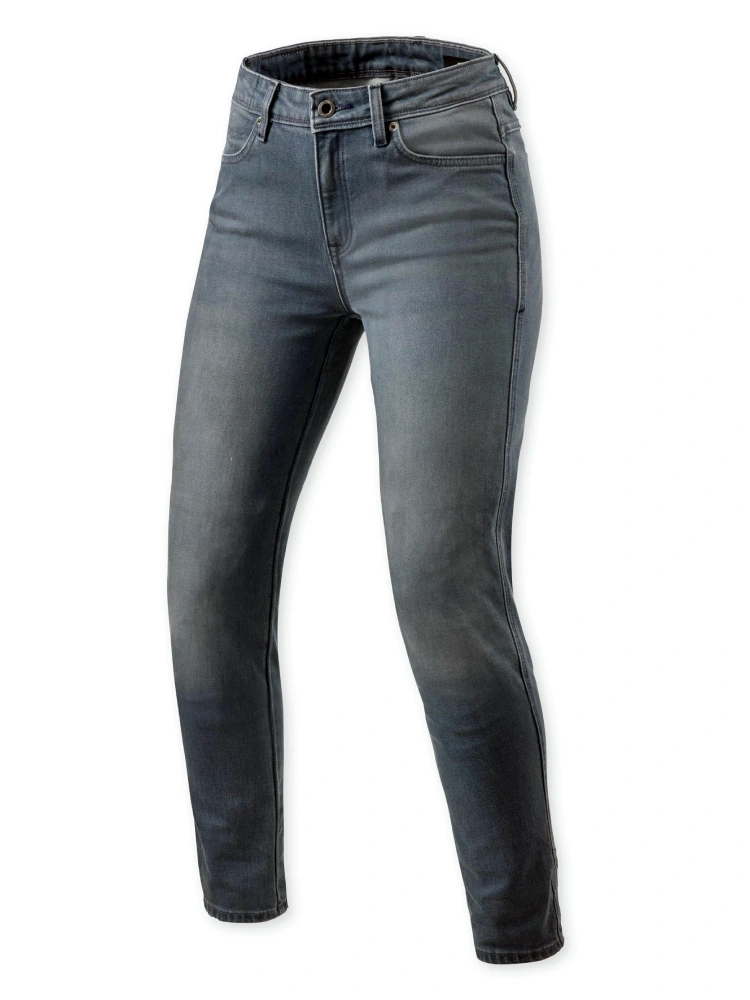Jeansy motocyklowe damskie REV’IT! Marley SK szare