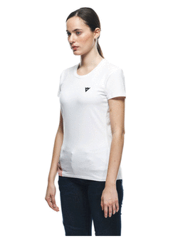 Koszulka damska Dainese Logo biało-czarna