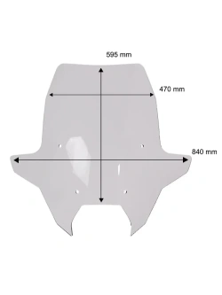 Szyba motocyklowa WRS Touring BMW R 1300 RT (25-) przezroczysta