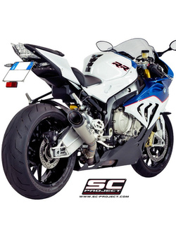 Tłumik SC-Project, S1 Titanium + Carbon - BMW S 1000 RR [15-16]