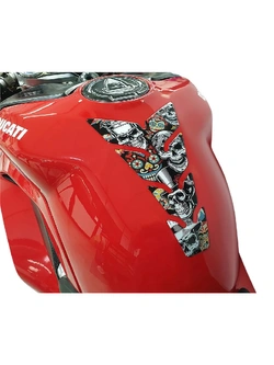 Tankpad Uniwersalny Pad Onedesign Factory Racing Czaszki kolorowe