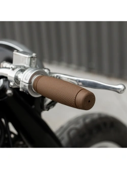 Manetki motocyklowe Biltwell Recoil TPV do kierownic o średnicy 25.4 [mm] brązowe