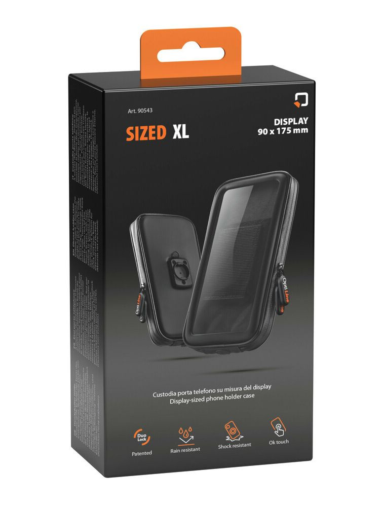 Uniwersalne etui na smartphone Lampa Sized M czarne