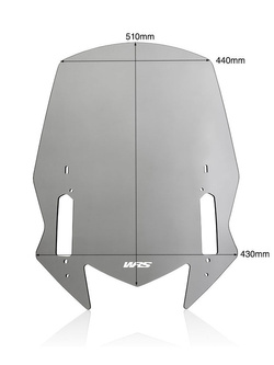 Szyba do skutera WRS Touring Yamaha T-Max 530 (17-19)/ T-Max 560 (20-21) przyciemniana