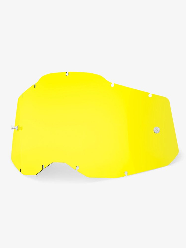 Szybka do gogli 100% Racecraft2, Accuri2 i Strata2 żółta