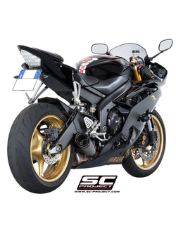 Tłumik SC-Project S1 Titanium + Carbon (Slip on) - Yamaha YZF R6 [06-16]