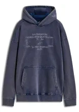 Bluza z kapturem Alpinestars Infinite Washed niebieska