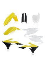 Pełny zestaw plastików Acerbis Suzuki RMZ 250 (19-24)/ 450 (18-24) żółto-biało-czarny