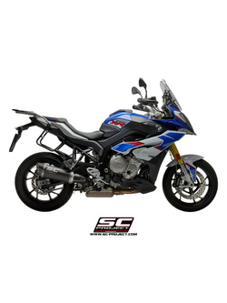 Tłumik SC-Project, SC1-R (Wersja Niska) Titanium / Carbon (Slip On) - BMW S 1000 XR [17-19]
